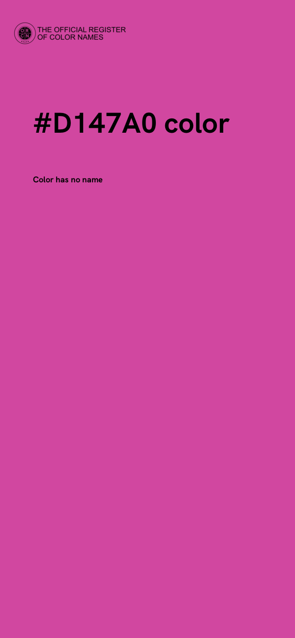 #D147A0 color image