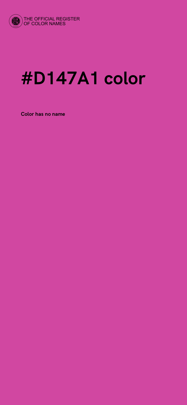 #D147A1 color image
