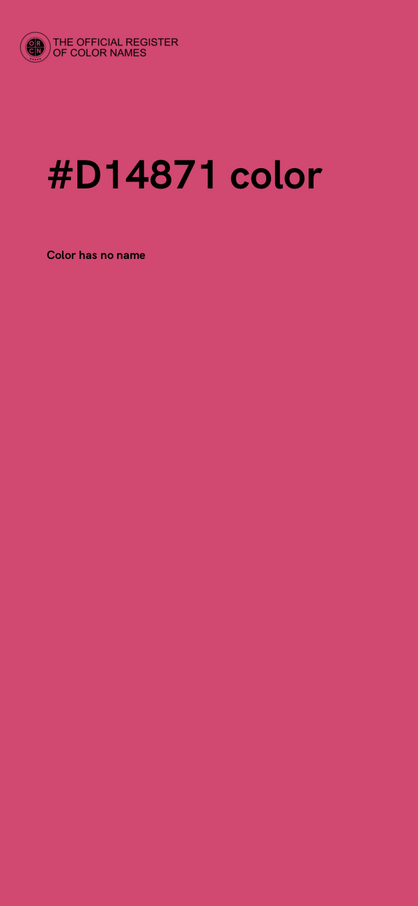 #D14871 color image