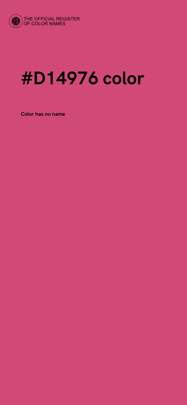#D14976 color image