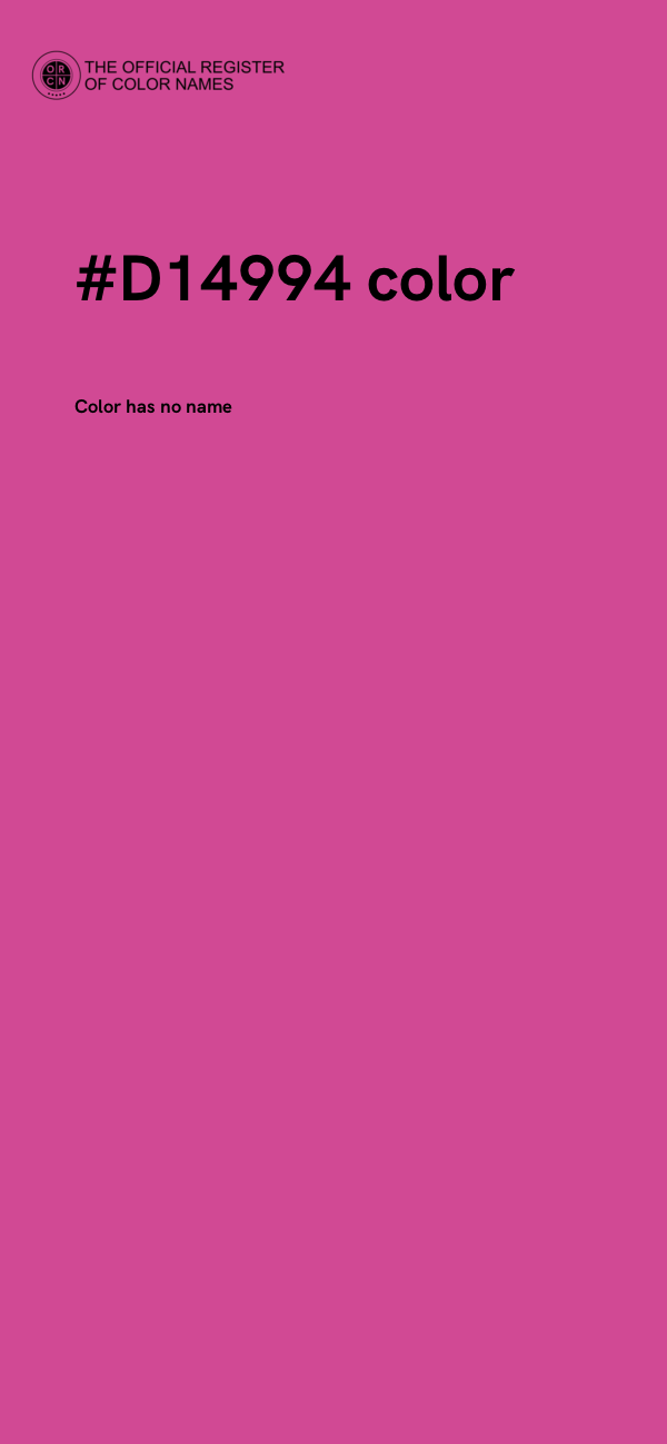 #D14994 color image