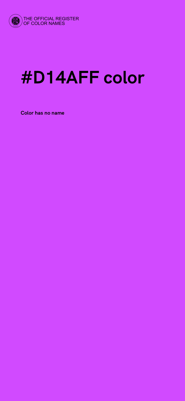 #D14AFF color image