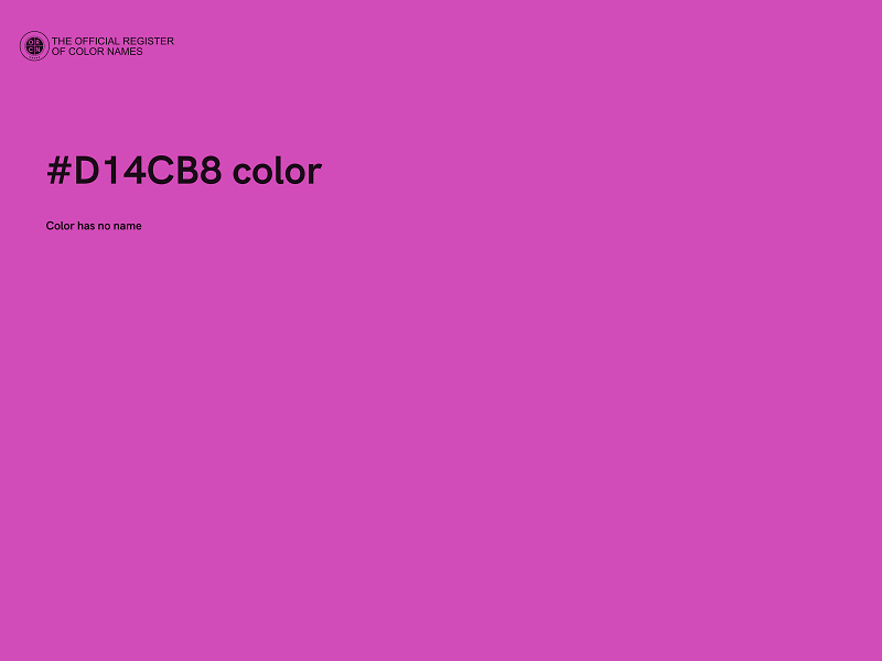 #D14CB8 color image