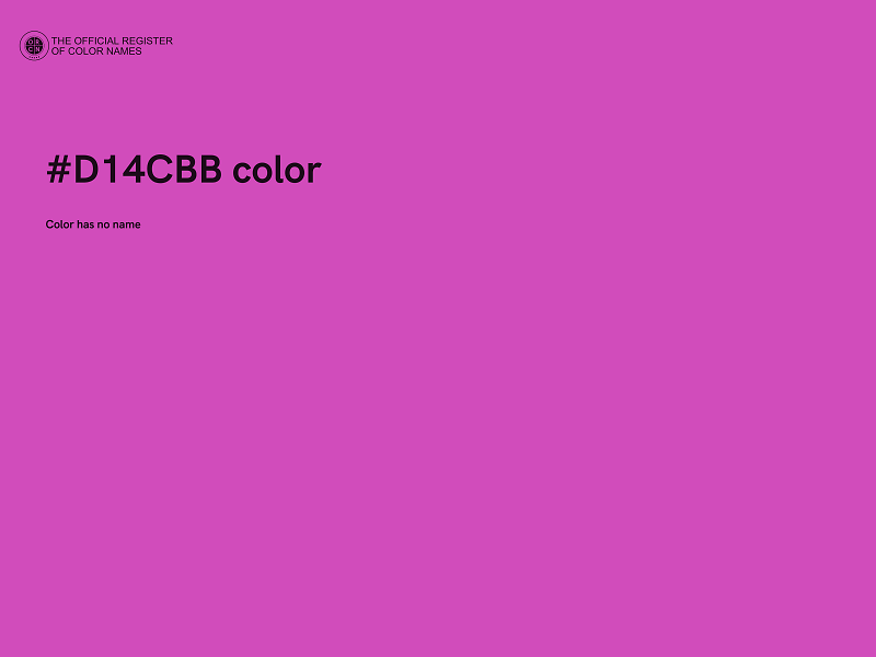 #D14CBB color image