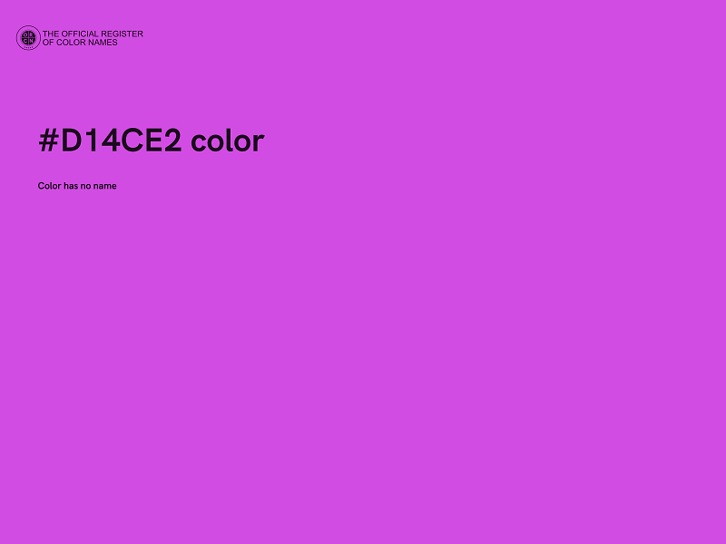 #D14CE2 color image