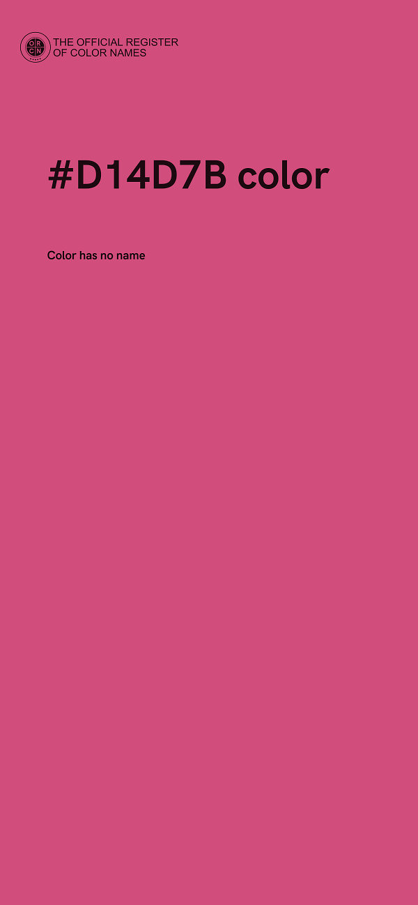 #D14D7B color image