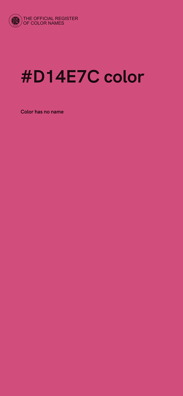 #D14E7C color image
