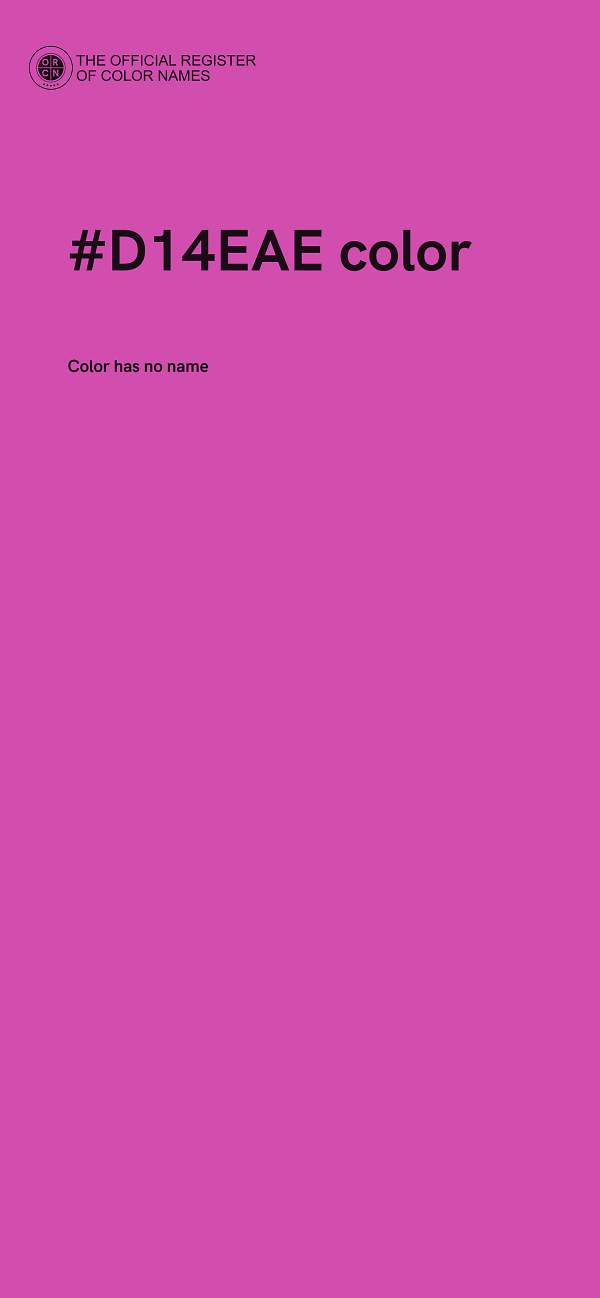 #D14EAE color image