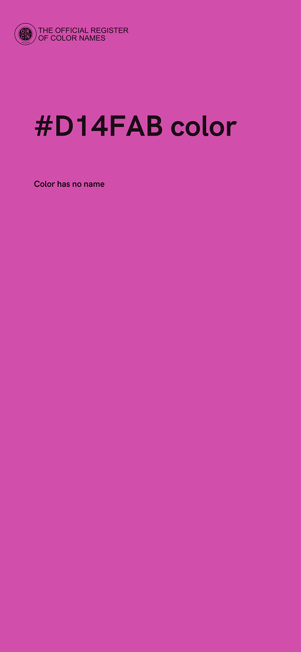 #D14FAB color image