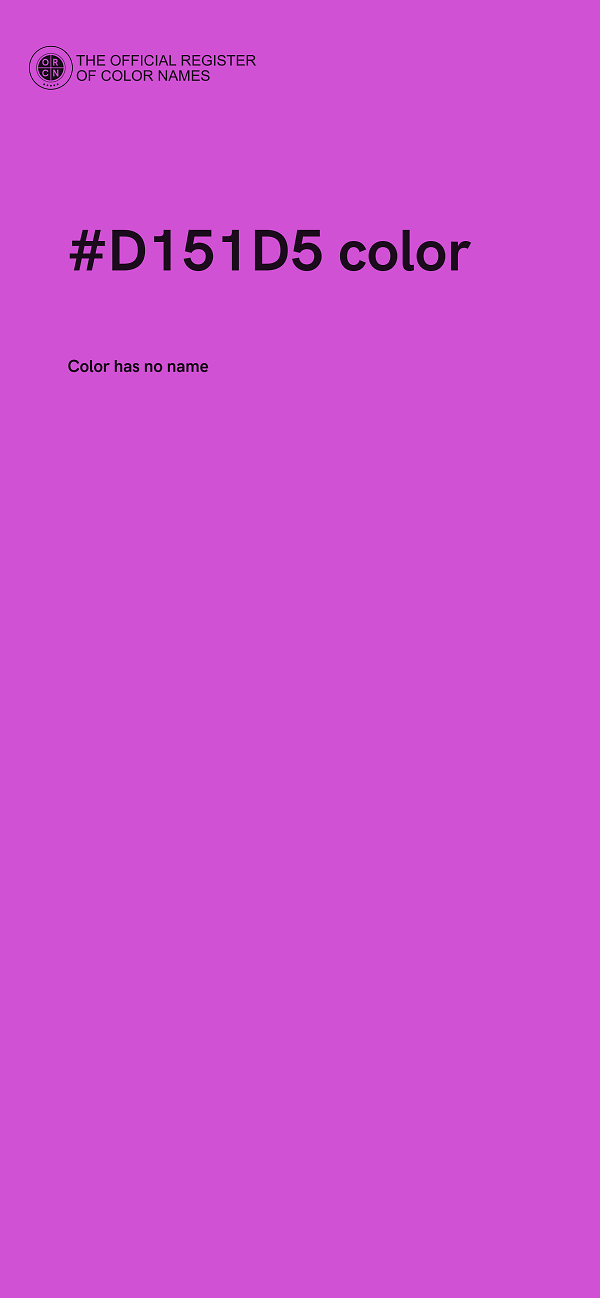 #D151D5 color image