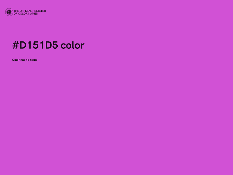 #D151D5 color image