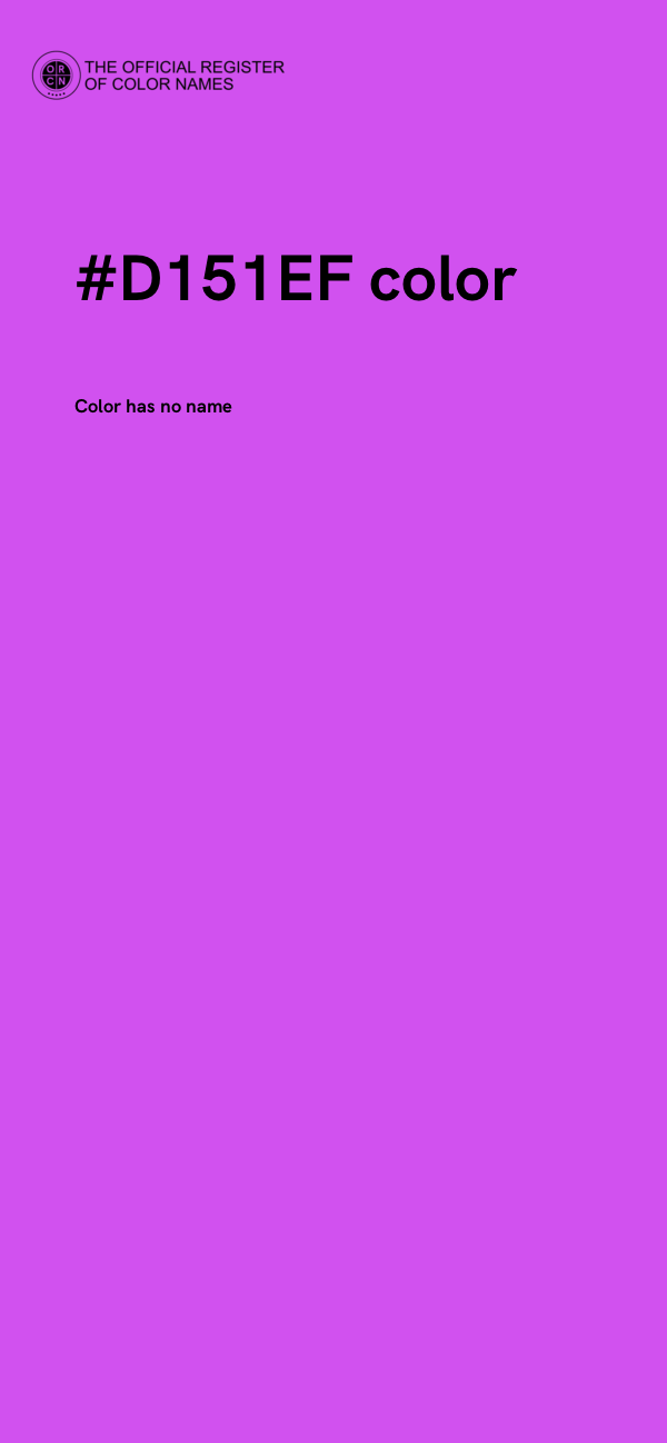#D151EF color image