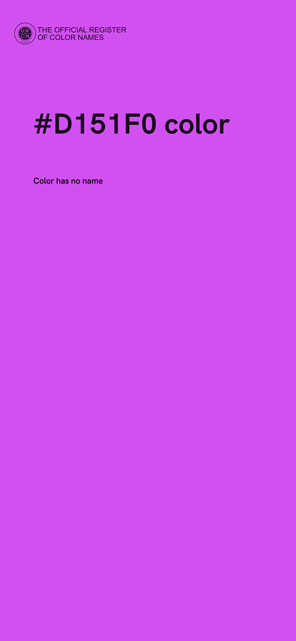 #D151F0 color image