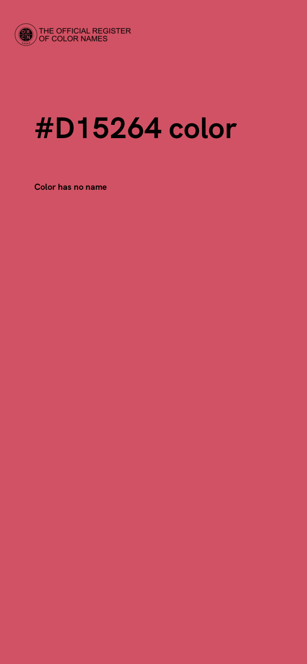 #D15264 color image