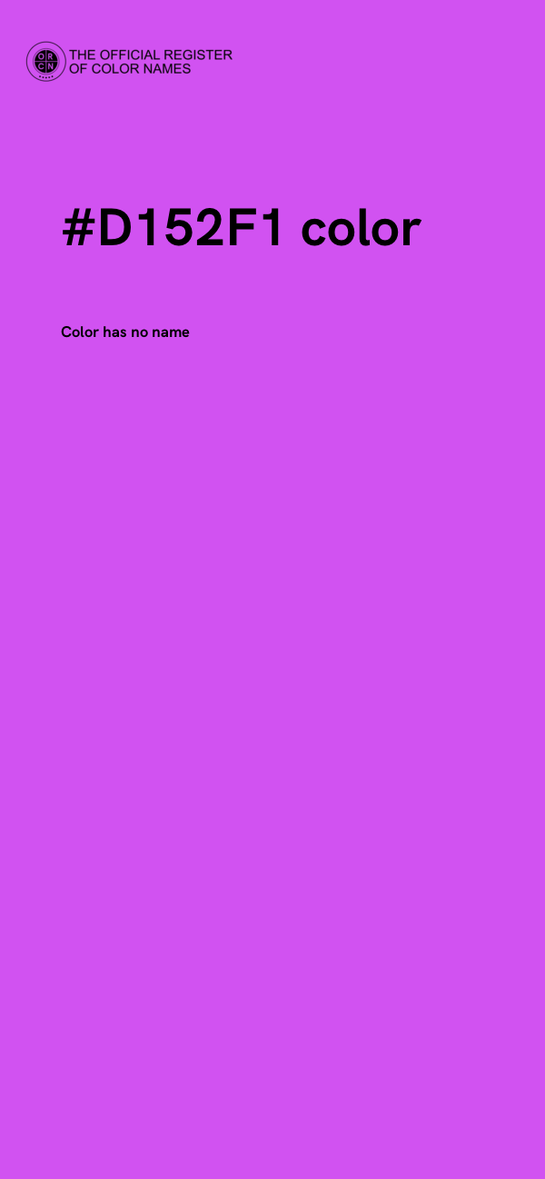 #D152F1 color image