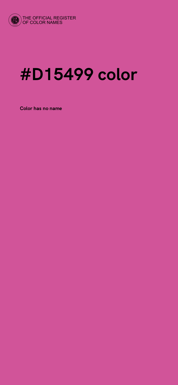 #D15499 color image