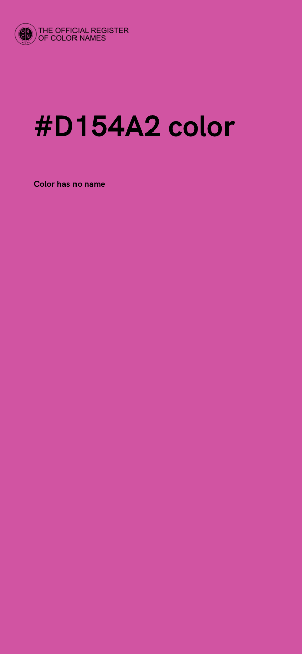 #D154A2 color image