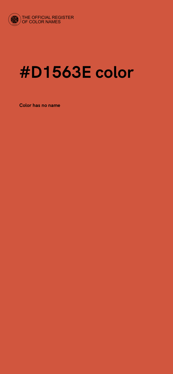 #D1563E color image