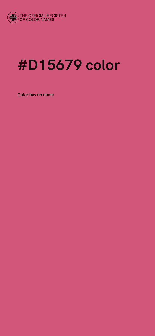 #D15679 color image