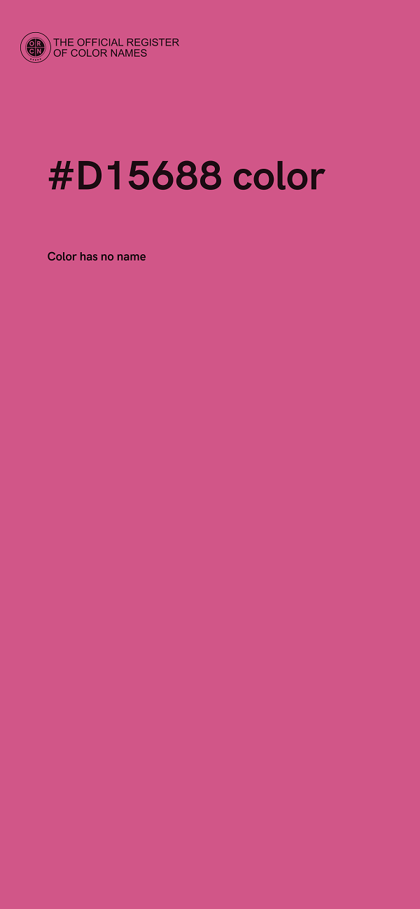#D15688 color image