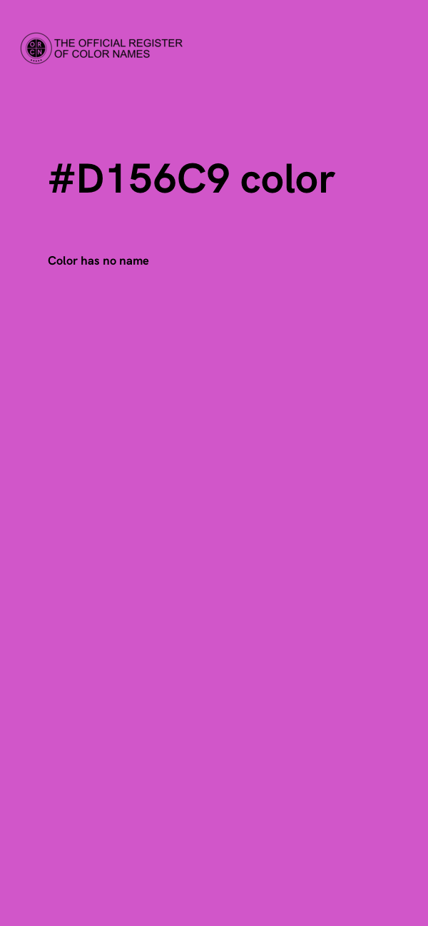 #D156C9 color image