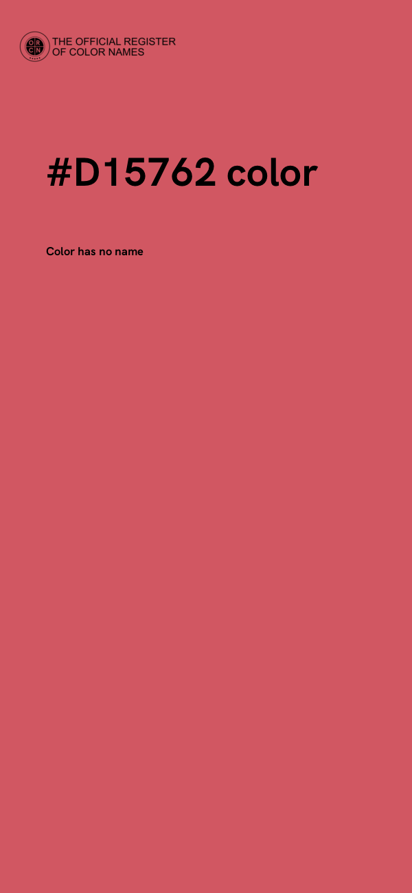 #D15762 color image