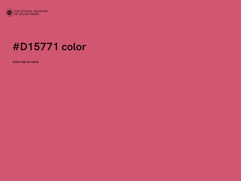 #D15771 color image