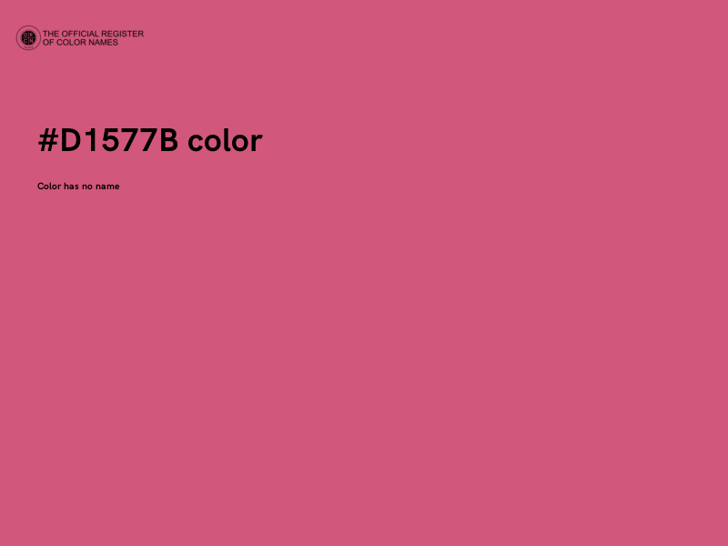 #D1577B color image