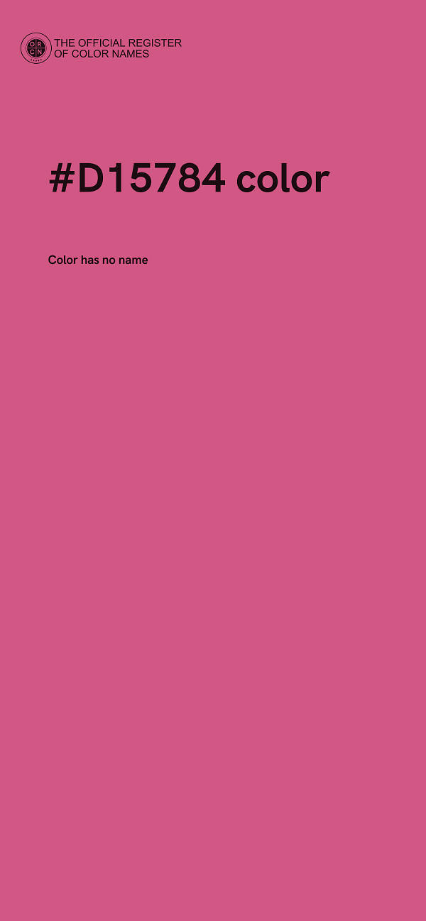#D15784 color image