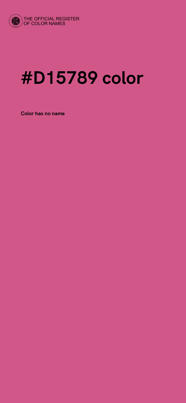#D15789 color image