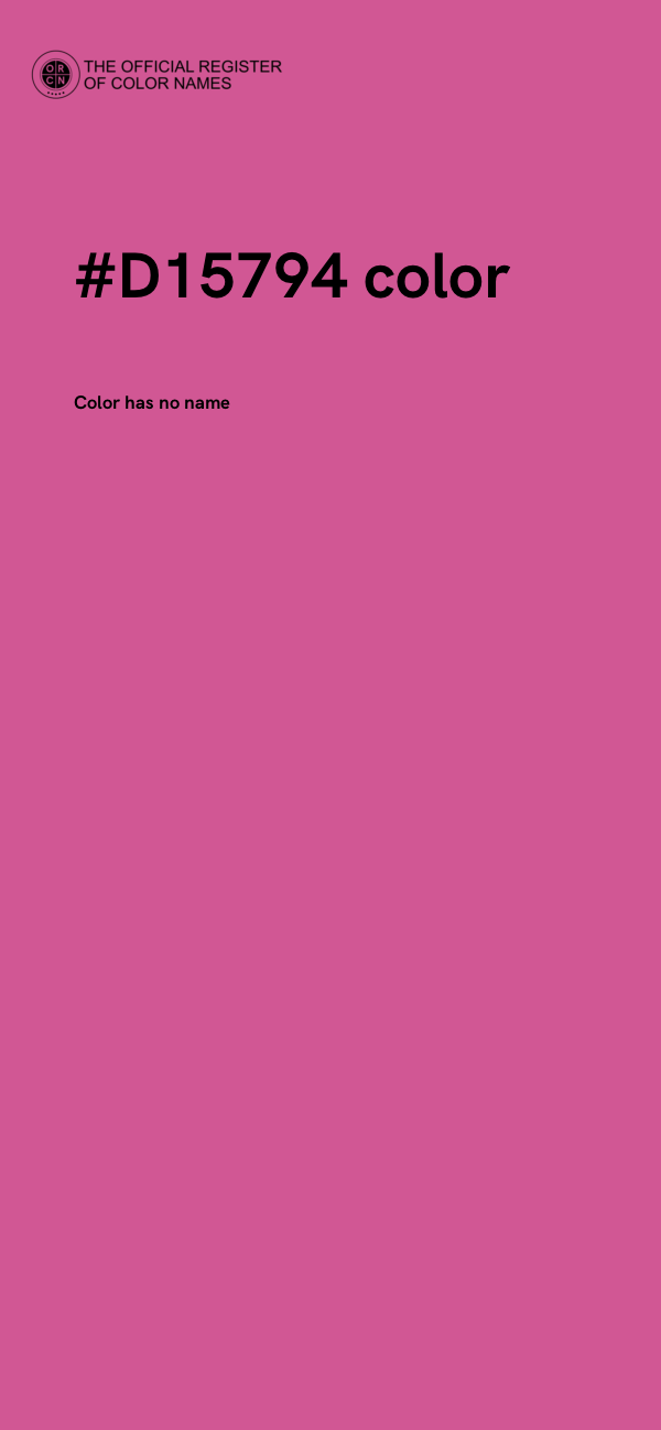 #D15794 color image