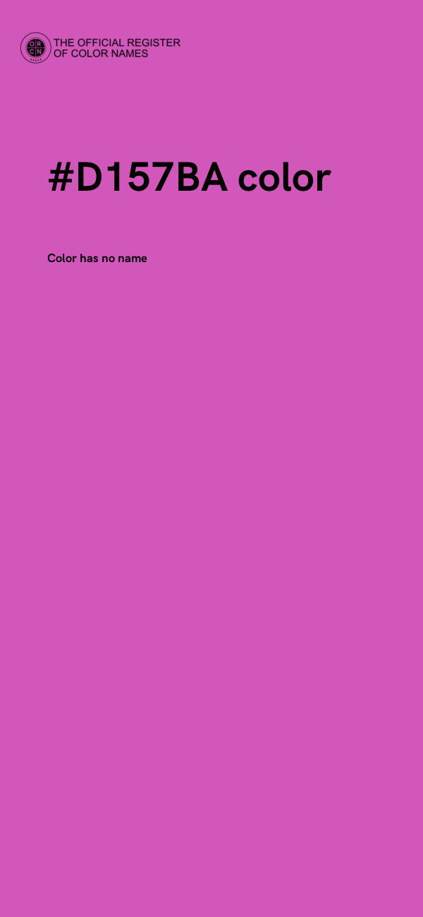 #D157BA color image