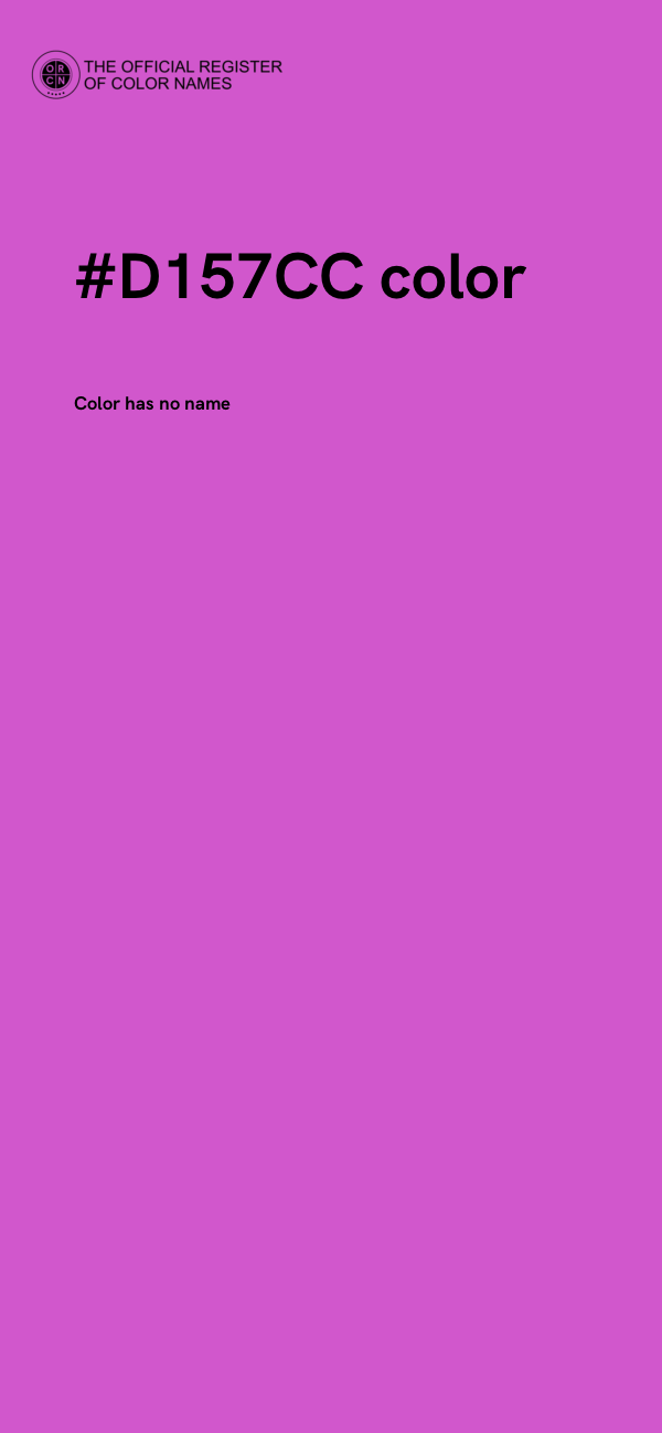 #D157CC color image