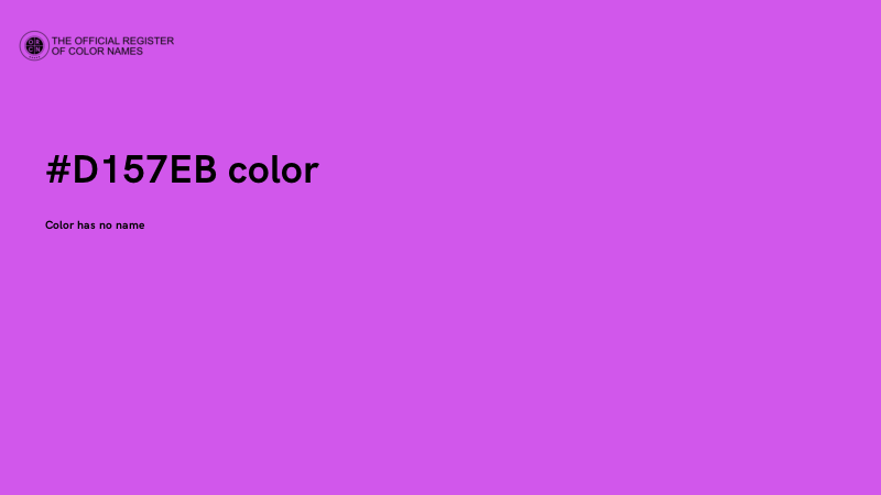 #D157EB color image
