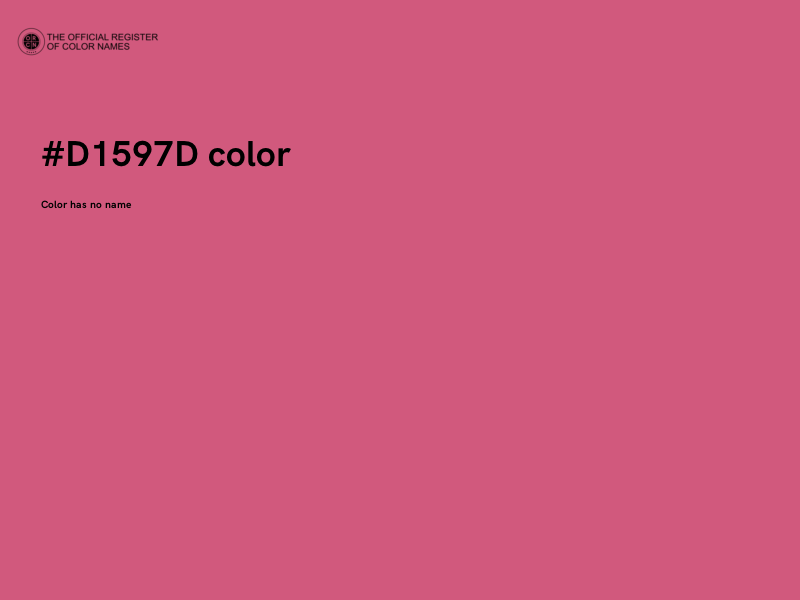 #D1597D color image
