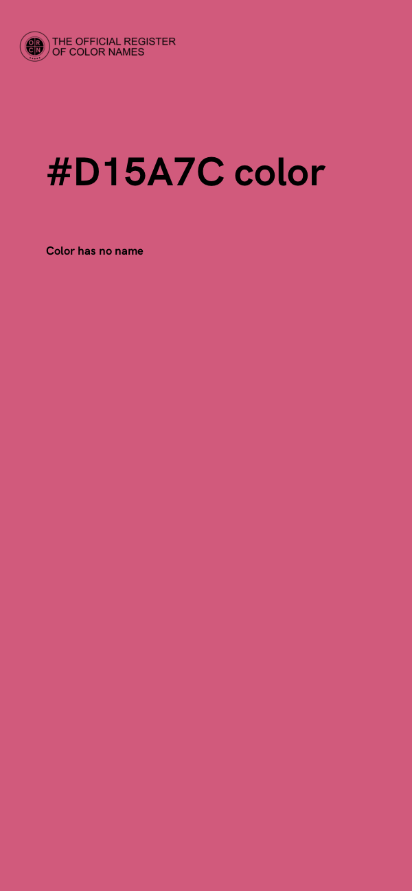 #D15A7C color image