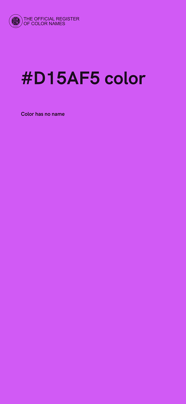 #D15AF5 color image