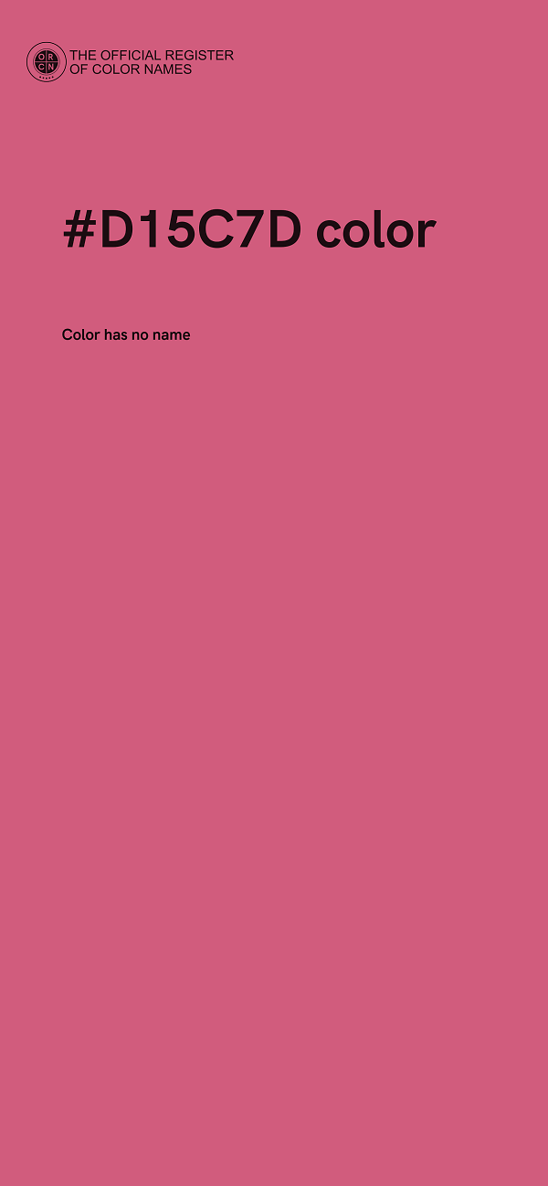 #D15C7D color image