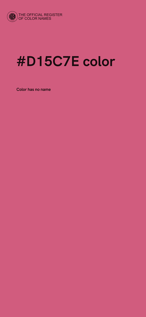#D15C7E color image