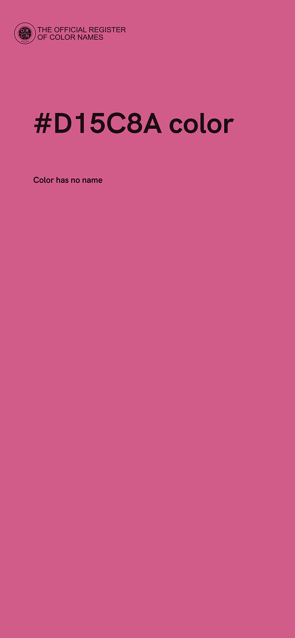 #D15C8A color image