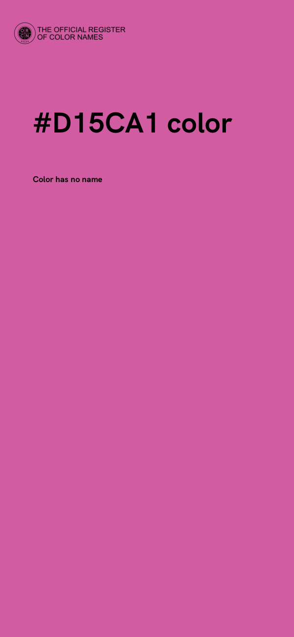#D15CA1 color image
