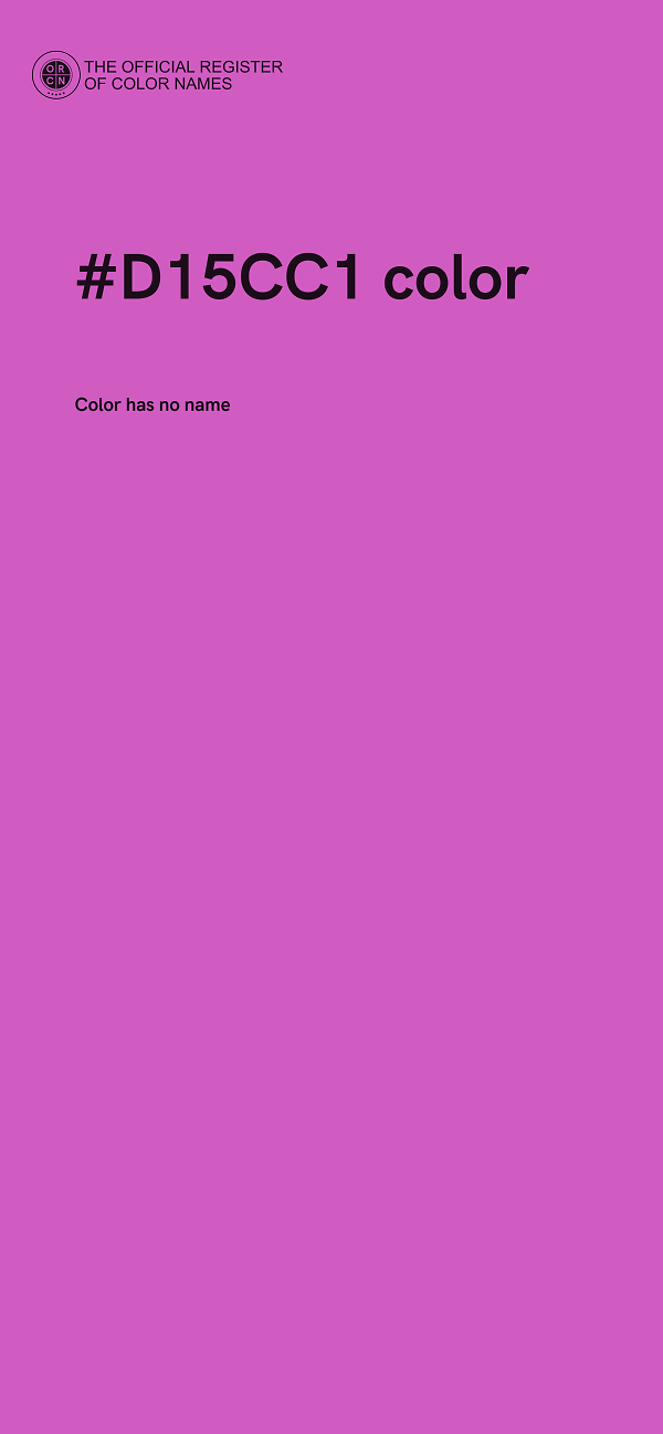 #D15CC1 color image