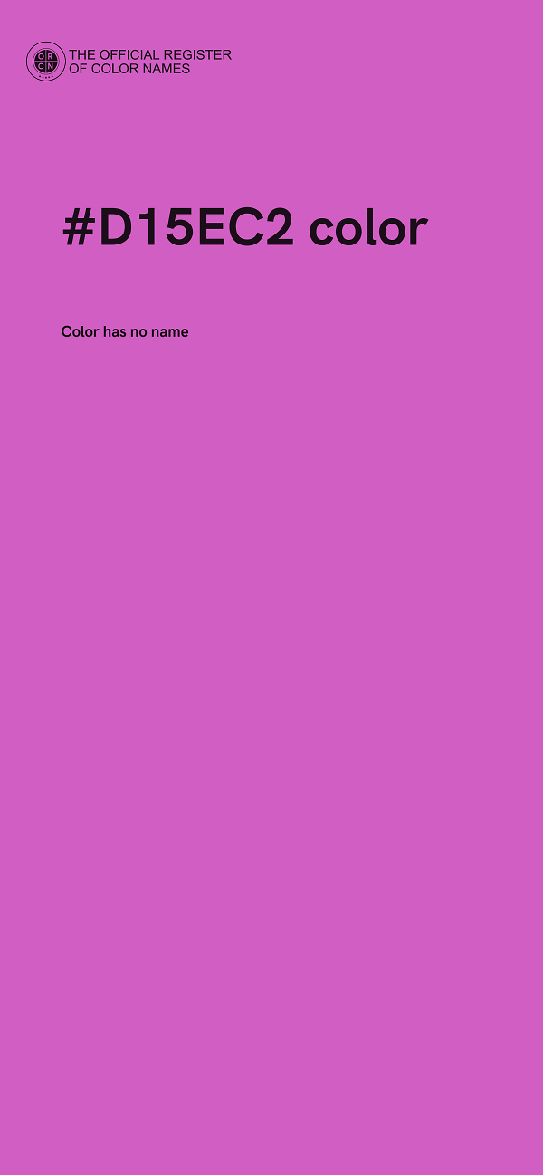 #D15EC2 color image