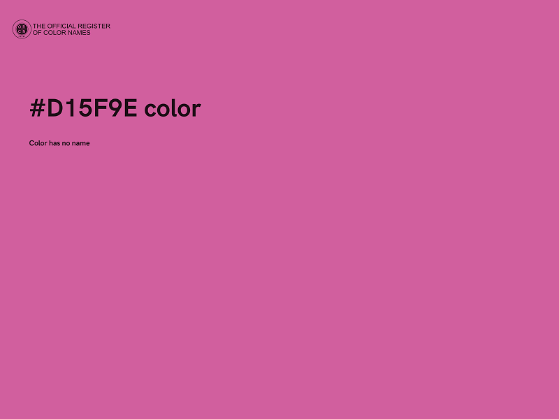 #D15F9E color image