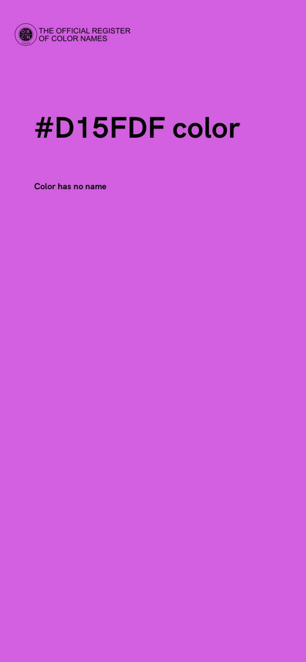 #D15FDF color image