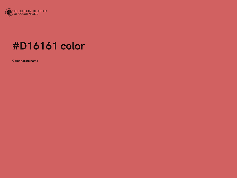 #D16161 color image