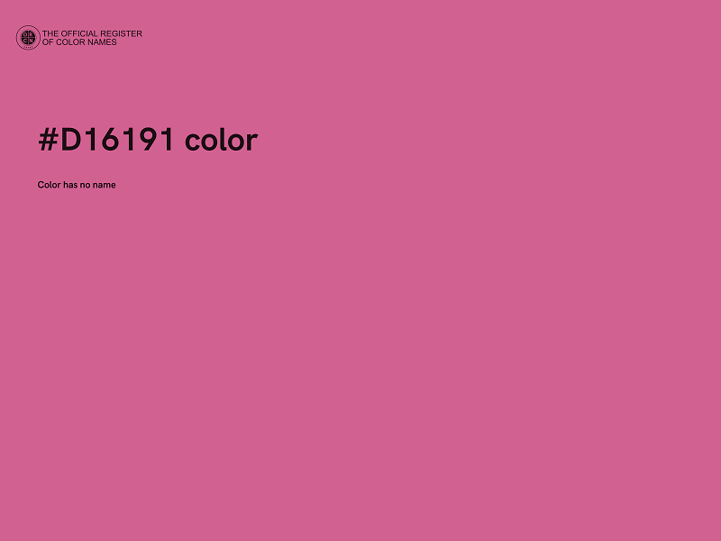 #D16191 color image