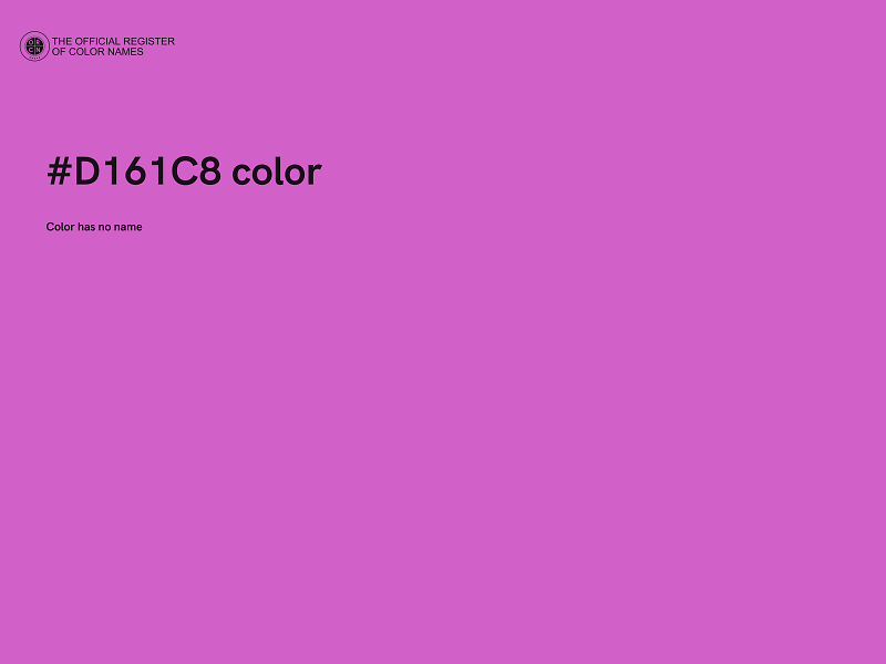 #D161C8 color image