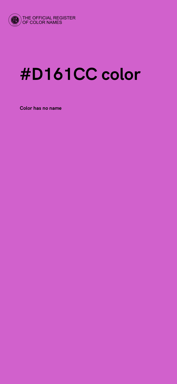 #D161CC color image