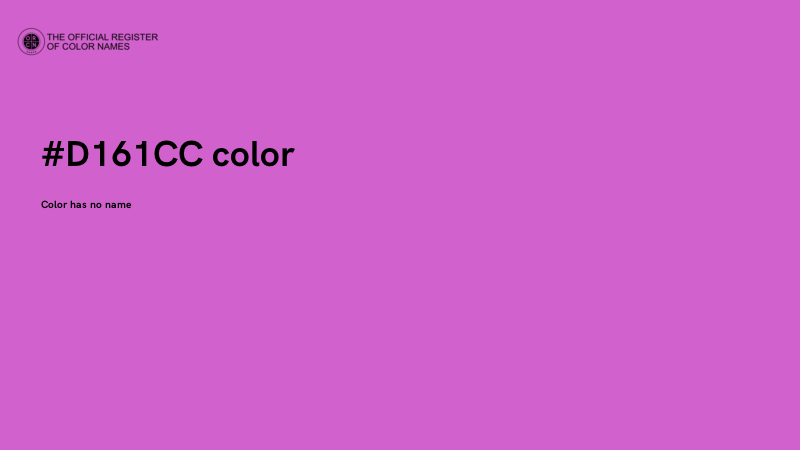 #D161CC color image
